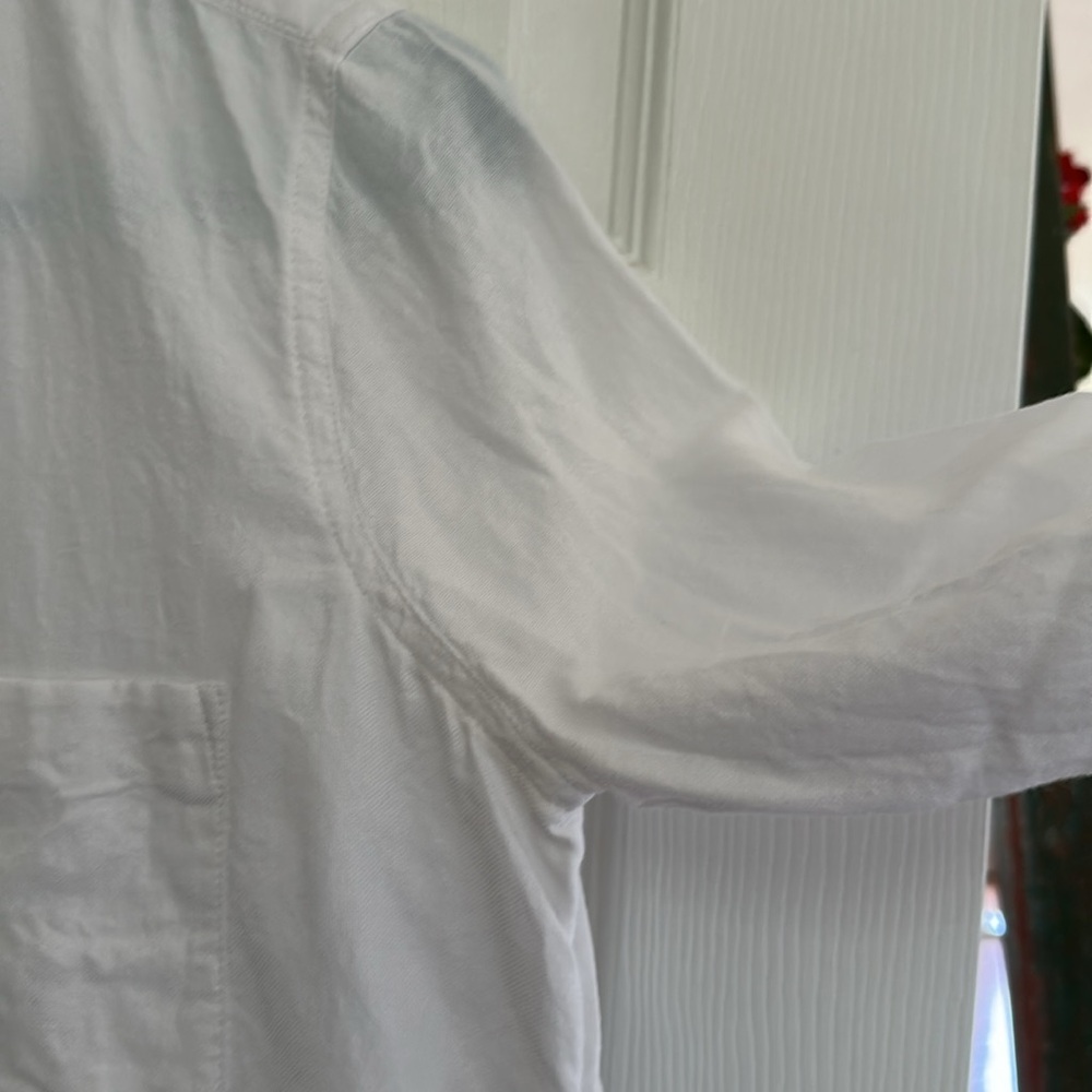 Madewell White Cotton Button Down Shirt - Picture 8 of 9